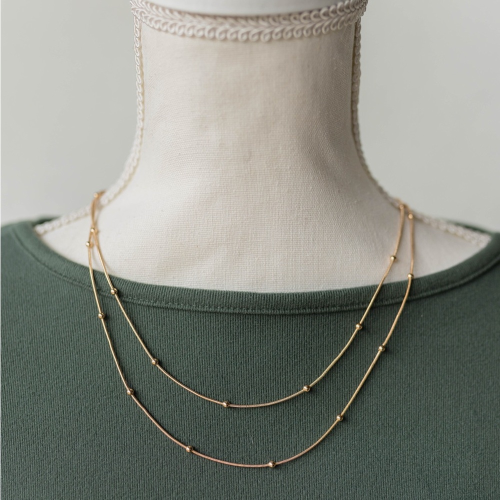 Layered Ball Necklace